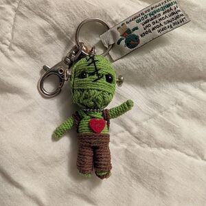 Pre-Owned 2.75" LITTLE FRANK The Original String Doll Gang Keychain